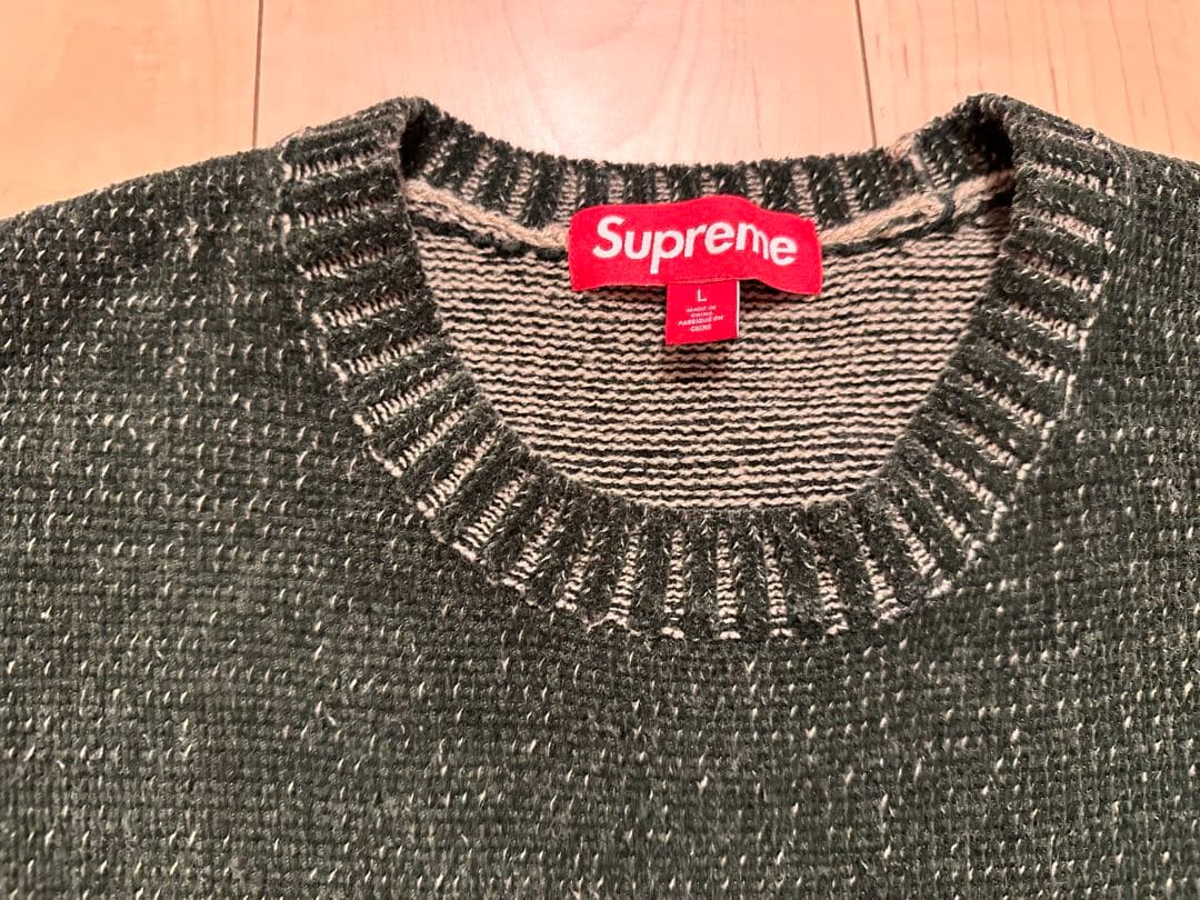 supreme 24ss contrast arc sweater セーター