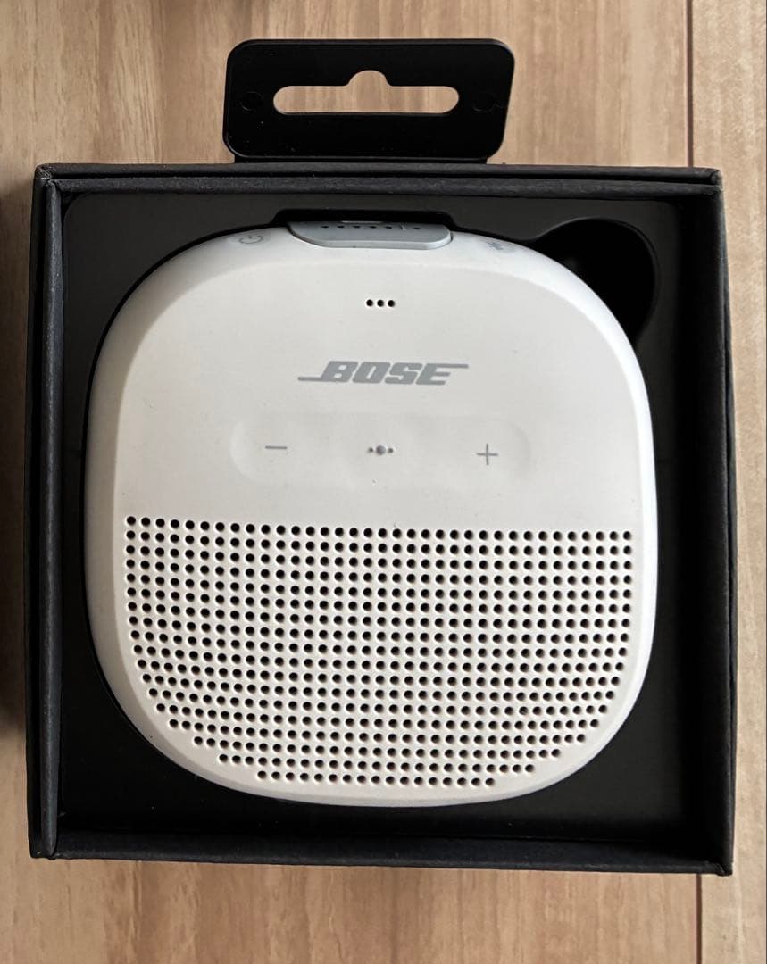 BOSE microスピーカーワイヤレス 白 小型bluetooth 美品