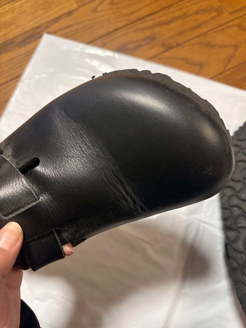 BIRKENSTOCK ブラック サボサンダル 38