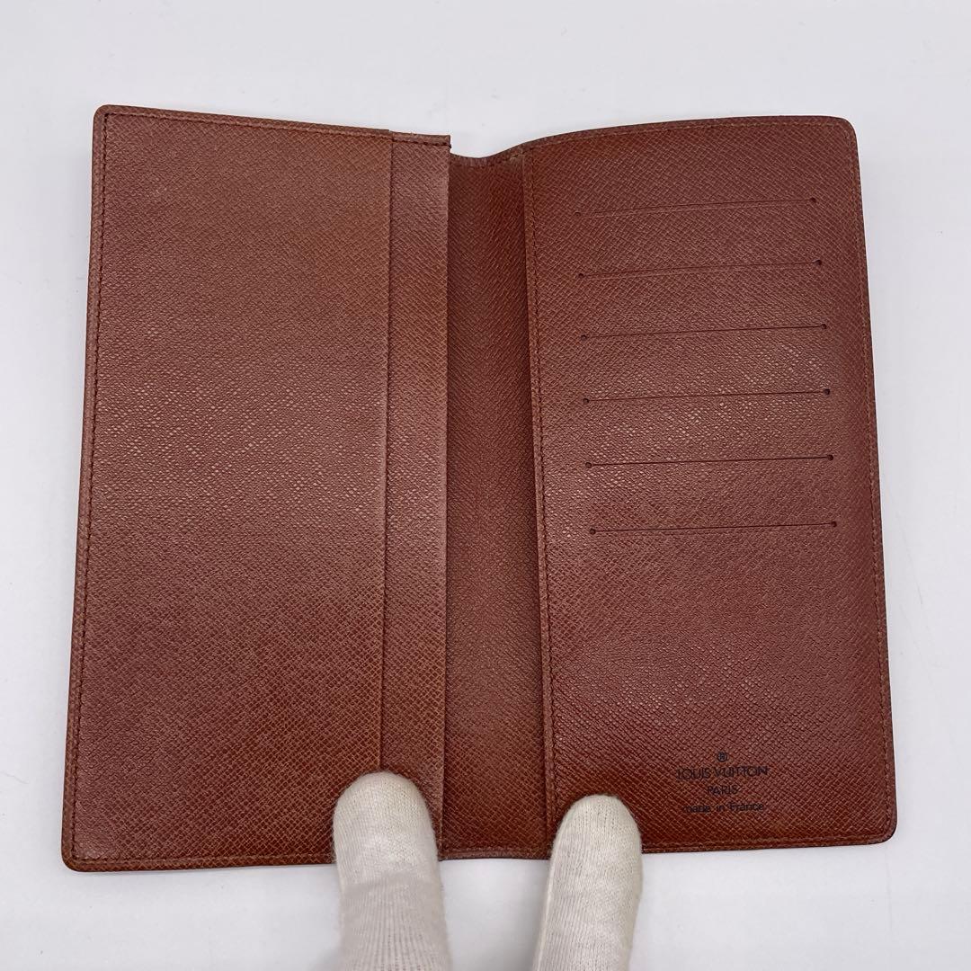●LOUIS VUITTON 長財布●ヴィトン モノグラム ポルトバルール お札