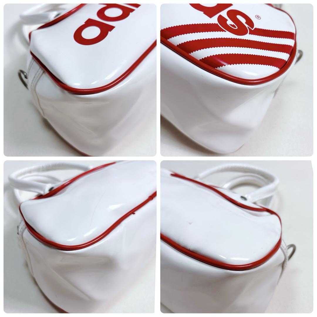 希少✨ヴィンテージ アディダス エナメル ミニボストンバック 90年代 ACE