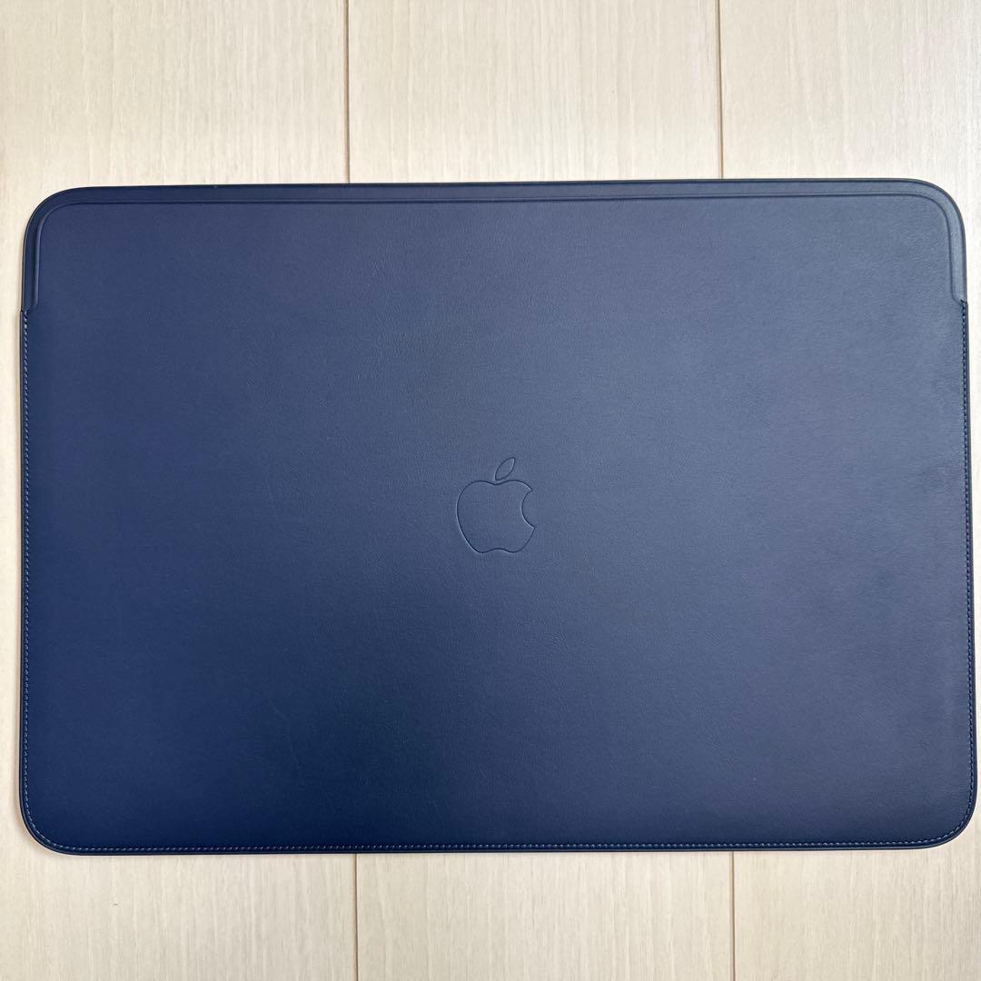 Apple 純正 レザースリーブ Macbook Pro 16インチ