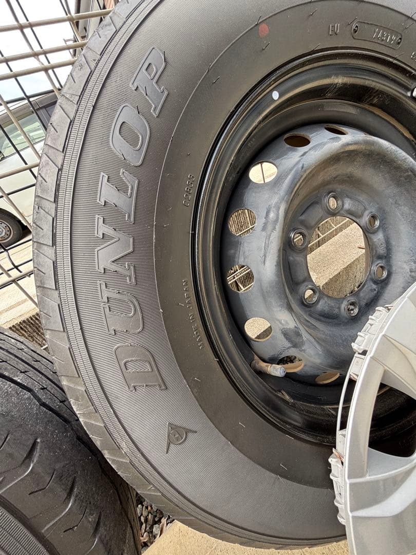 175/80R15 タイヤ＋ホイール4本セット 2019年43週