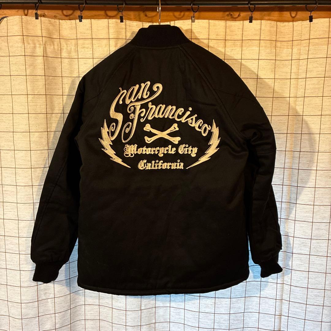 Schott Perfecto バックドロップレオパードジャケット Lバイカー