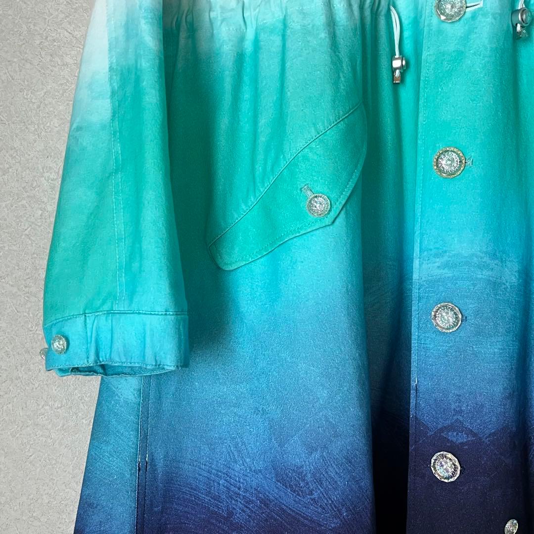 美品✴︎hazama/ハザマ 見えないものを見ようとして見上げた夜空のモッズコート