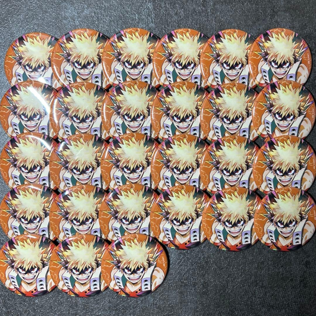 僕のヒーローアカデミア ヒロアカ 爆豪勝己 缶バッジ PALETONE 27個