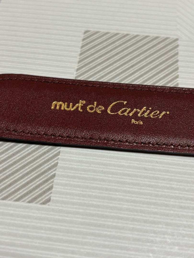 Cartier ブラウンレザーベルト