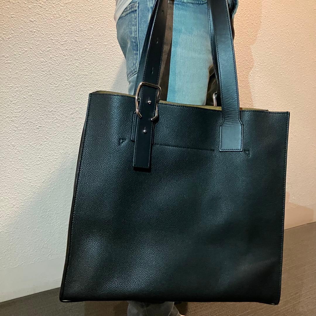 【本田】超美品/ロエベ LOEWE バックルトート