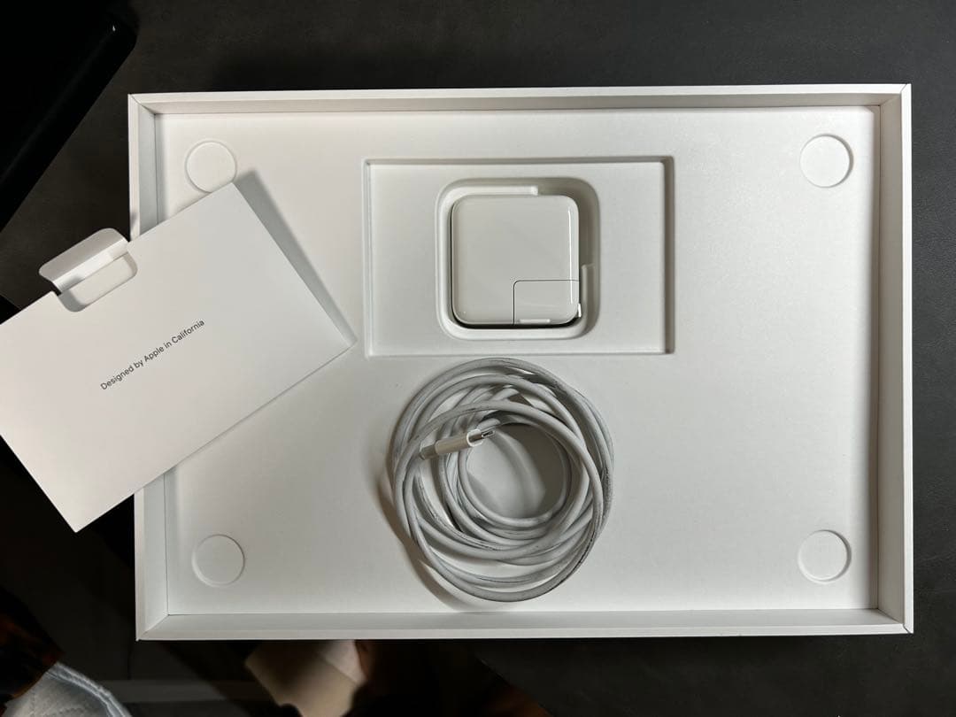 Apple MacBook Air M1スペースグレイ 充放電118回/96%