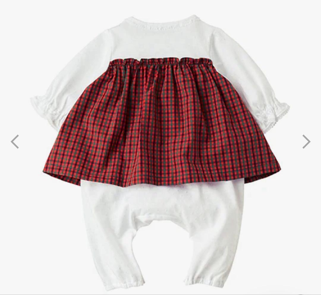 新品タグ付　familiar ファミリア　カバーオール (年中) 70cm