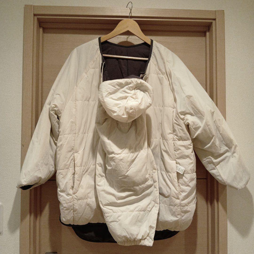 konny コニー リバーシブルママコート　グレー　フリー　美品