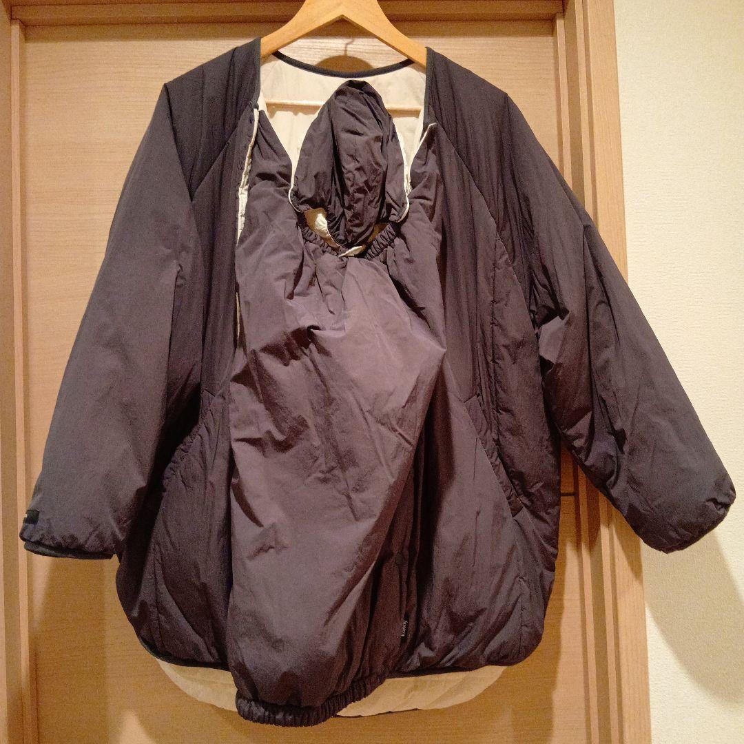 konny コニー リバーシブルママコート　グレー　フリー　美品