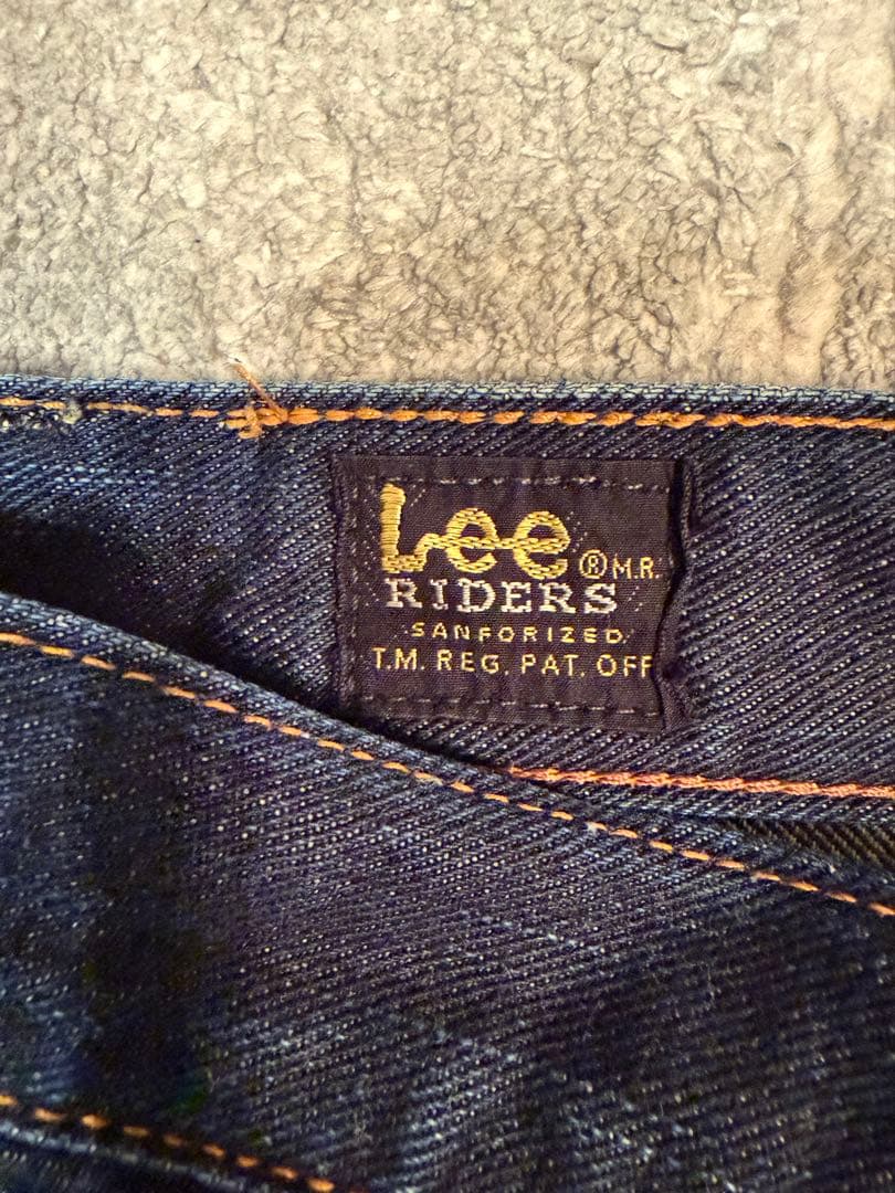 LEE ストレートデニム　インディゴ　XL サイド黒タグ