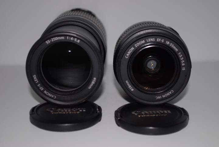 手ぶれ補正付き★canon kiss x4 標準&望遠ダブルレンズセット★