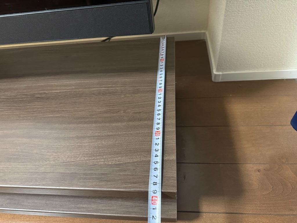 東芝レグザ65インチ　4K液晶テレビ＋リモコン＋壁寄せローボード付き