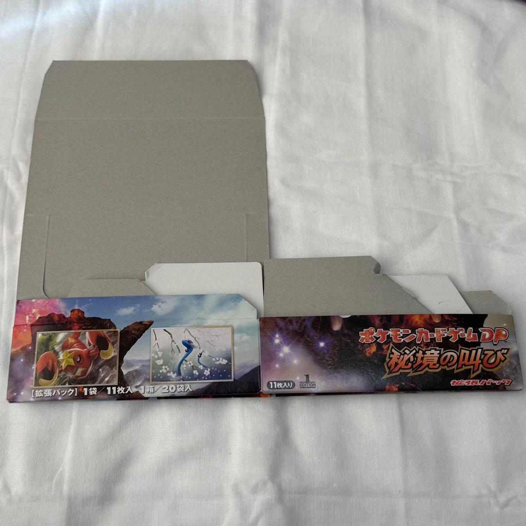 ポケモンカードゲームDP 秘境の叫び ケース 1ed 空箱