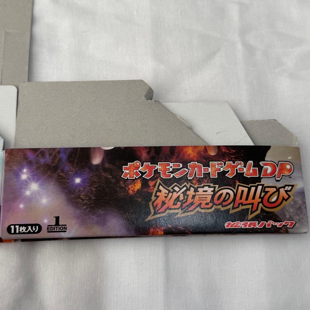 ポケモンカードゲームDP 秘境の叫び ケース 1ed 空箱