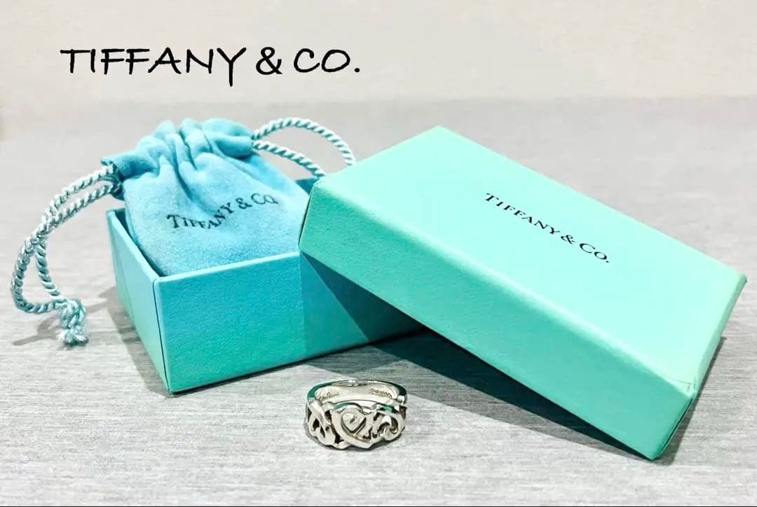 TIFFANY＆Co. ティファニー トリプルラビングハートリング 12号