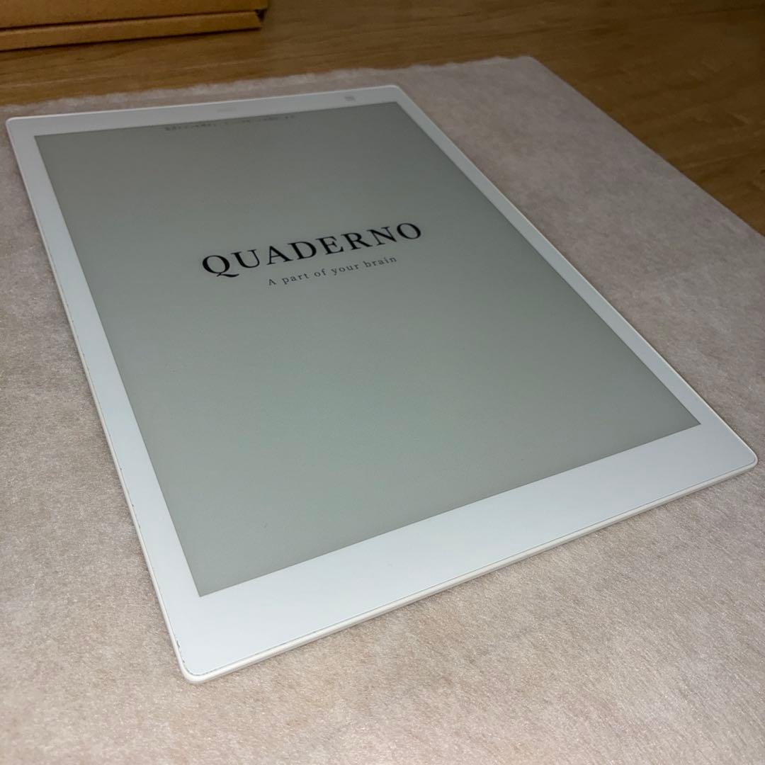 極美品！富士通　電子ペーパー　QUADERNO（クアデルノ） Gen.2