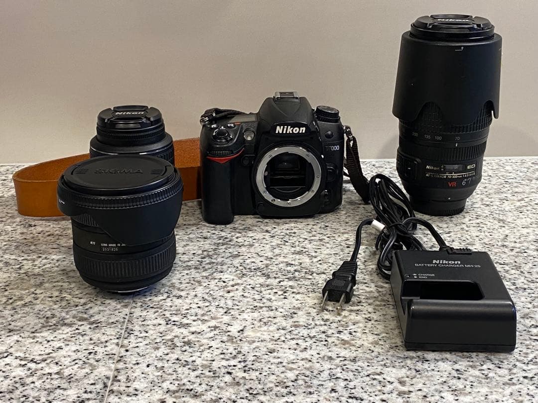 Nikon ニコン D7000 レンズ3点 デジタル一眼カメラ Camera