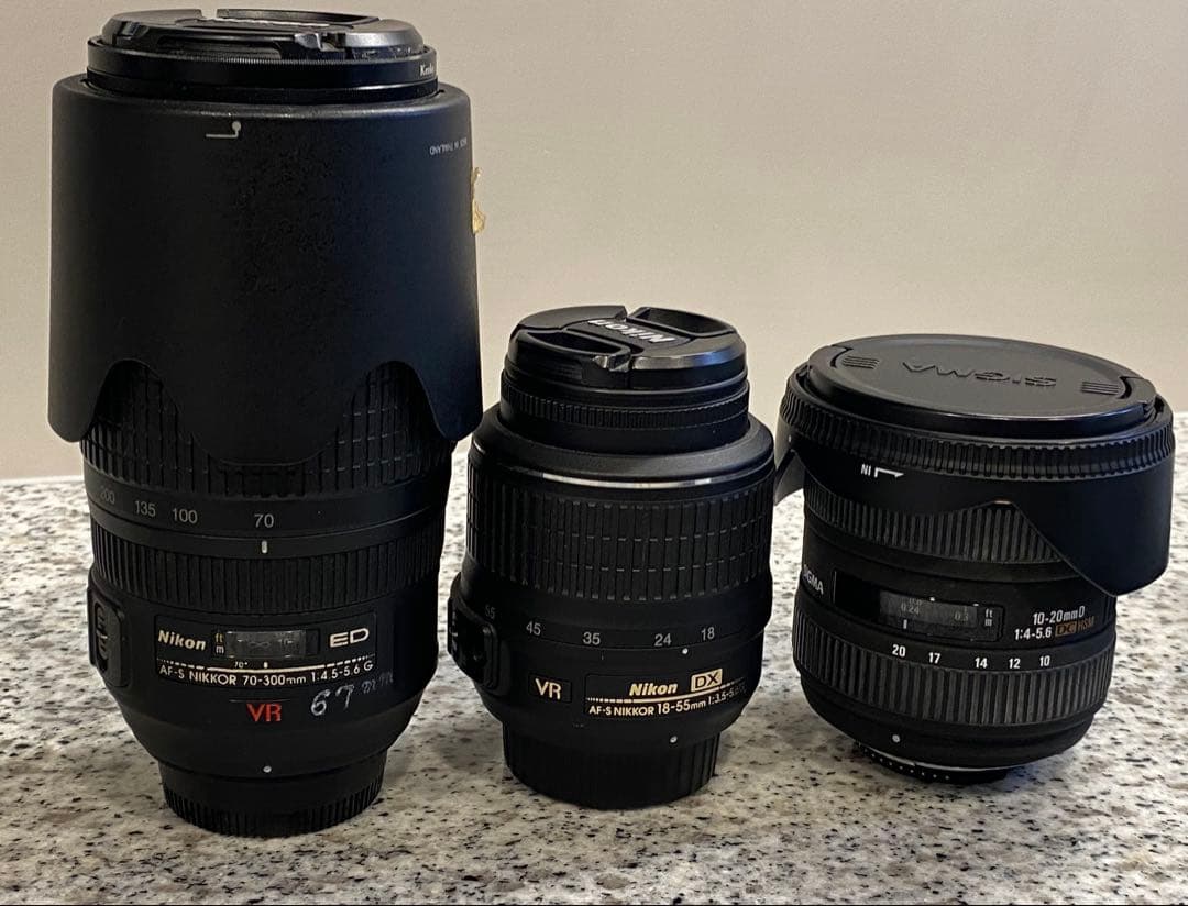 Nikon ニコン D7000 レンズ3点 デジタル一眼カメラ Camera