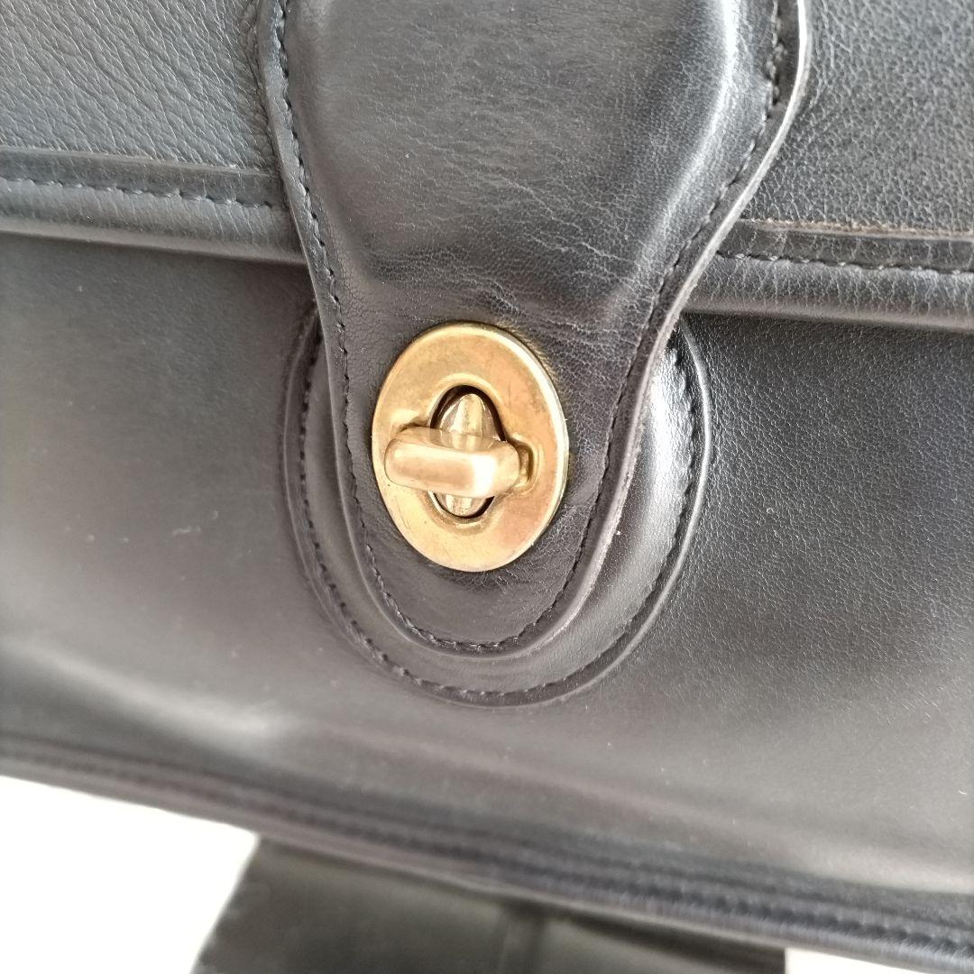 オールドコーチ　9927 ウィリス　ブラック　黒　 レザー ショルダーバッグ