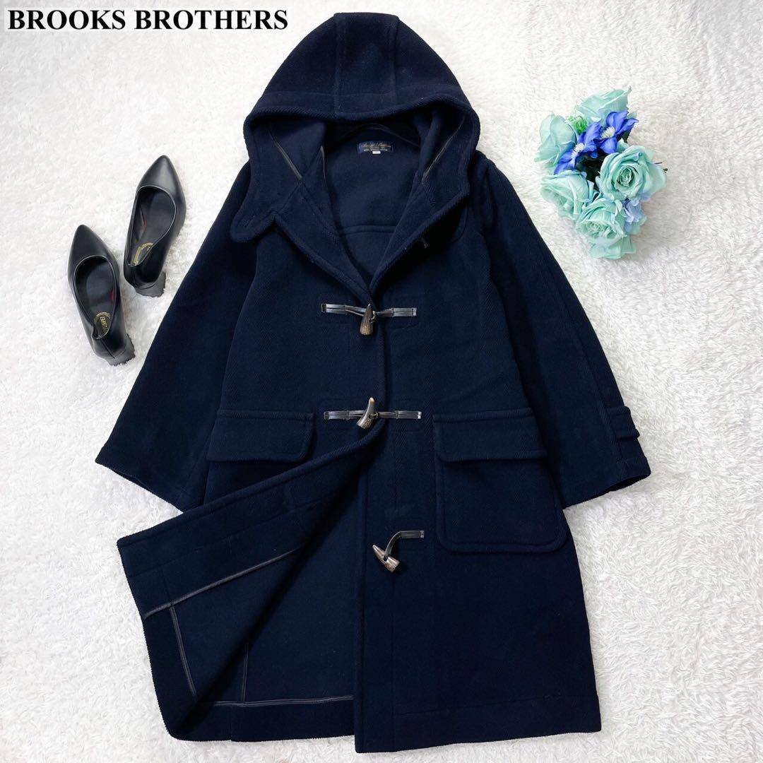 ブルックスブラザーズ ダッフルコート ヘリンボーン ムーアブルック社 ネイビー
