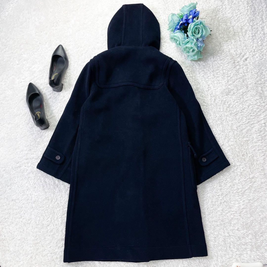 ブルックスブラザーズ ダッフルコート ヘリンボーン ムーアブルック社 ネイビー