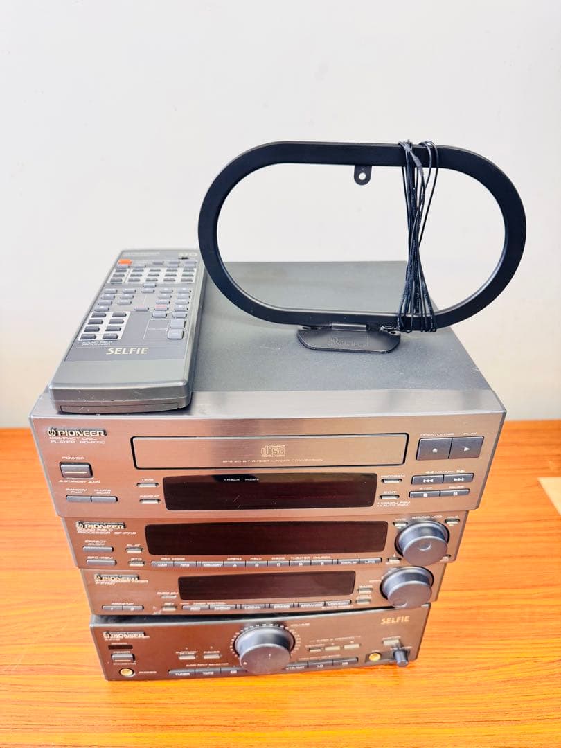 Pioneer ミニコンポ 4点セット A-P710 リモコン付 動作品