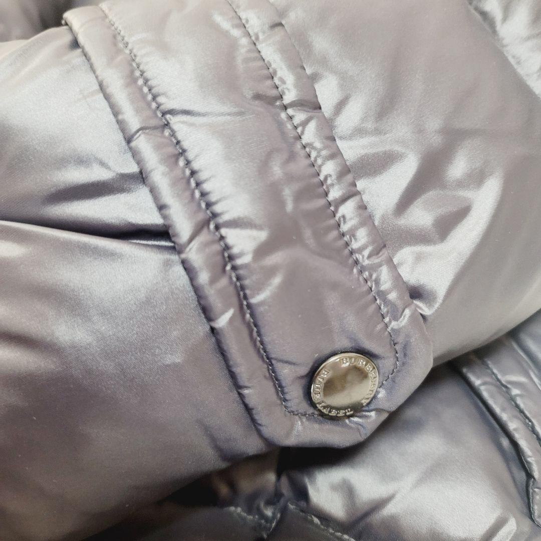 極美品☆BURBERRYブルーレーベルダウンコートジャケットフード付ノバチェック