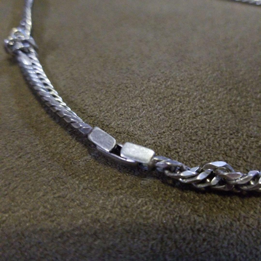 シルバー喜平ネックレス　6面ダブル　60cm