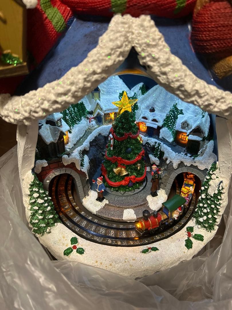 スノーマン 置物 LED 音楽 コストコ クリスマス