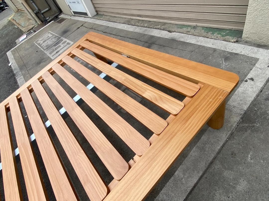 A434◆コアラ「ミライカスタム」ダブルベッドフレーム