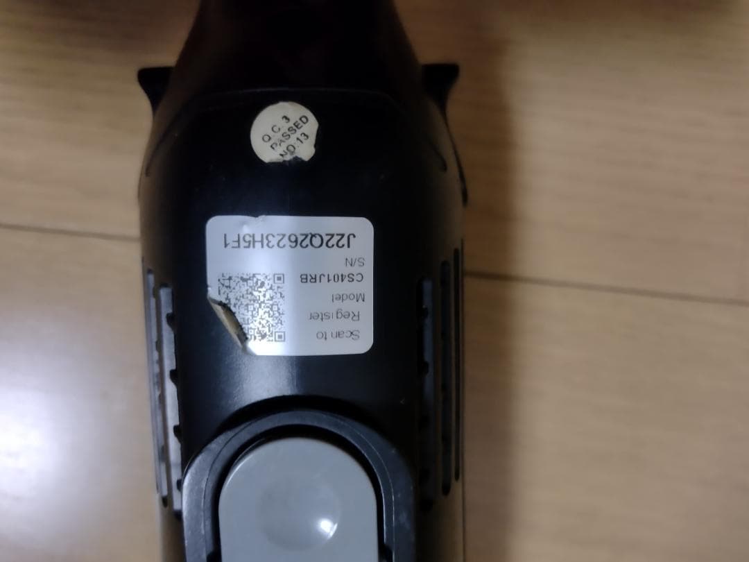 シャーク★コードレスクリーナー★CS401JRB★バッテリー新品と同等★2