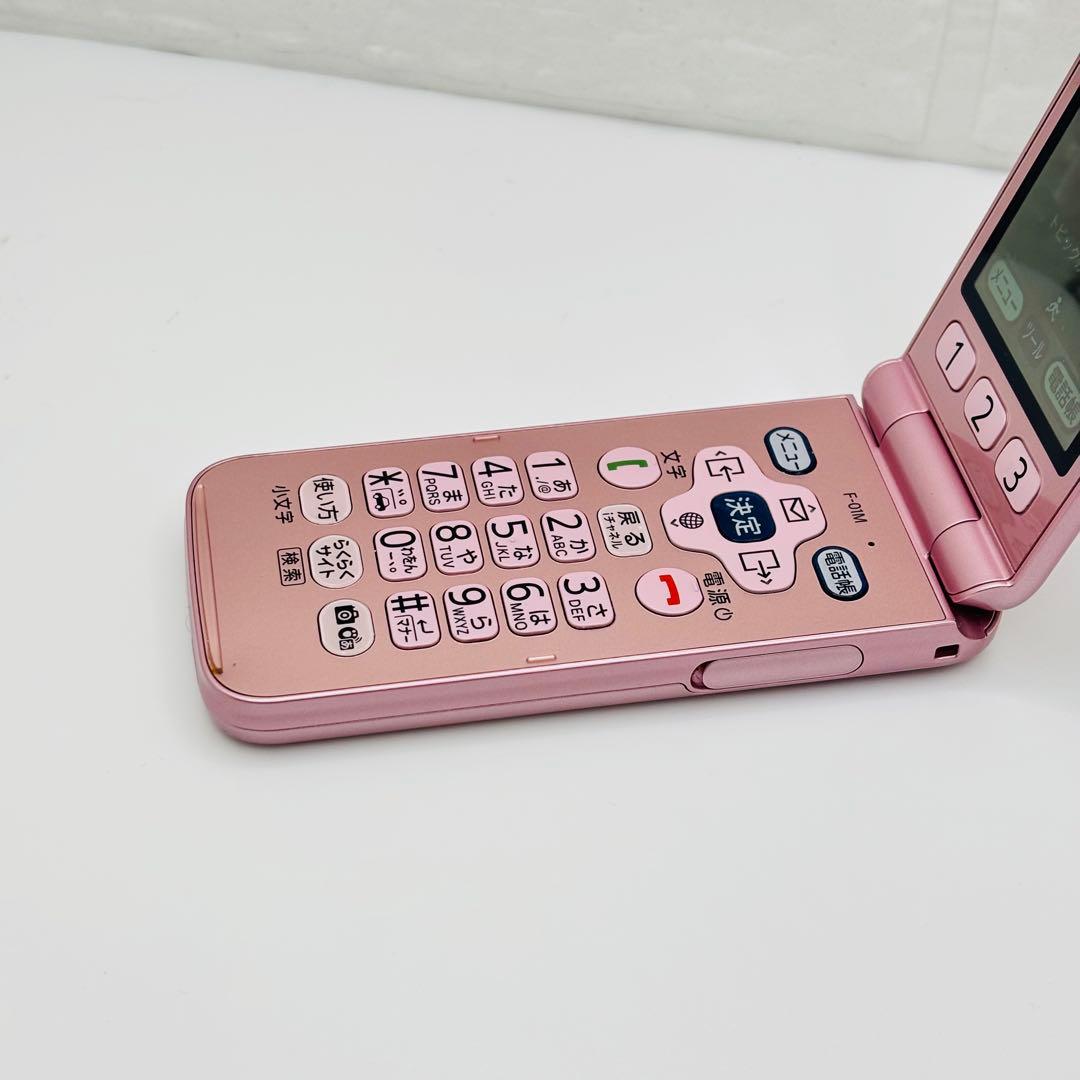 らくらくホン F-01M ドコモ ガラケー ピンク