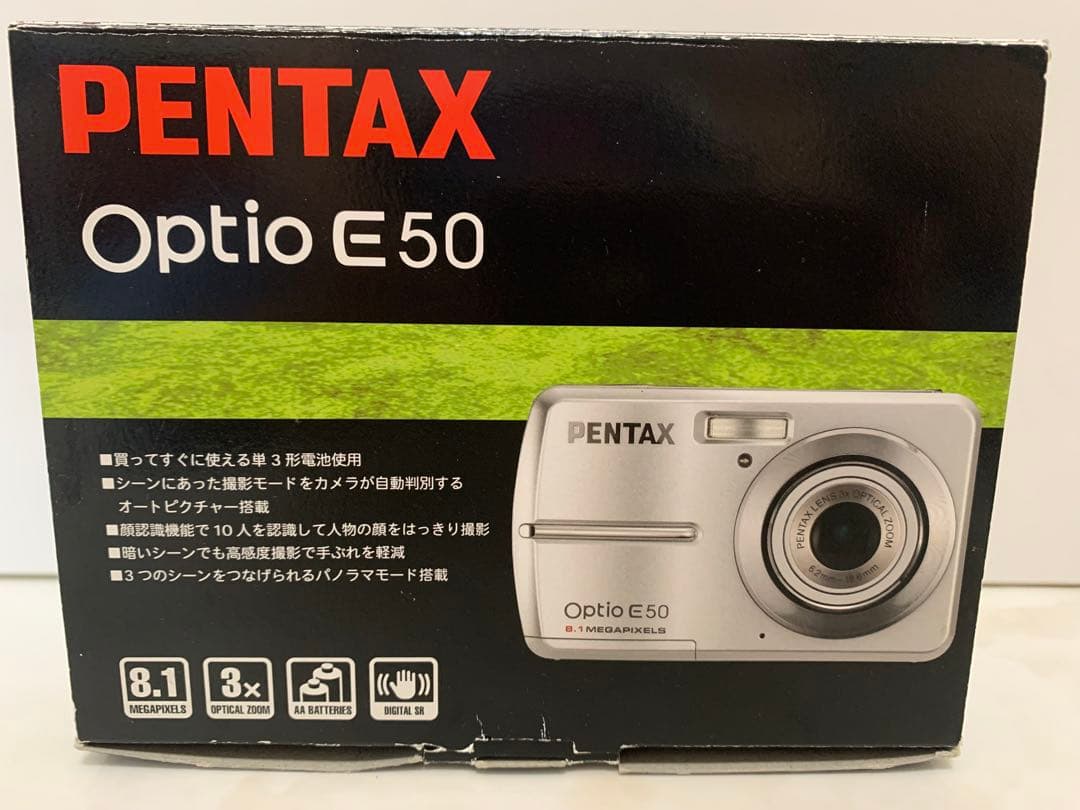 美品 動作確認済PENTAX ペンタックス Optio E50 レトロコンデジ