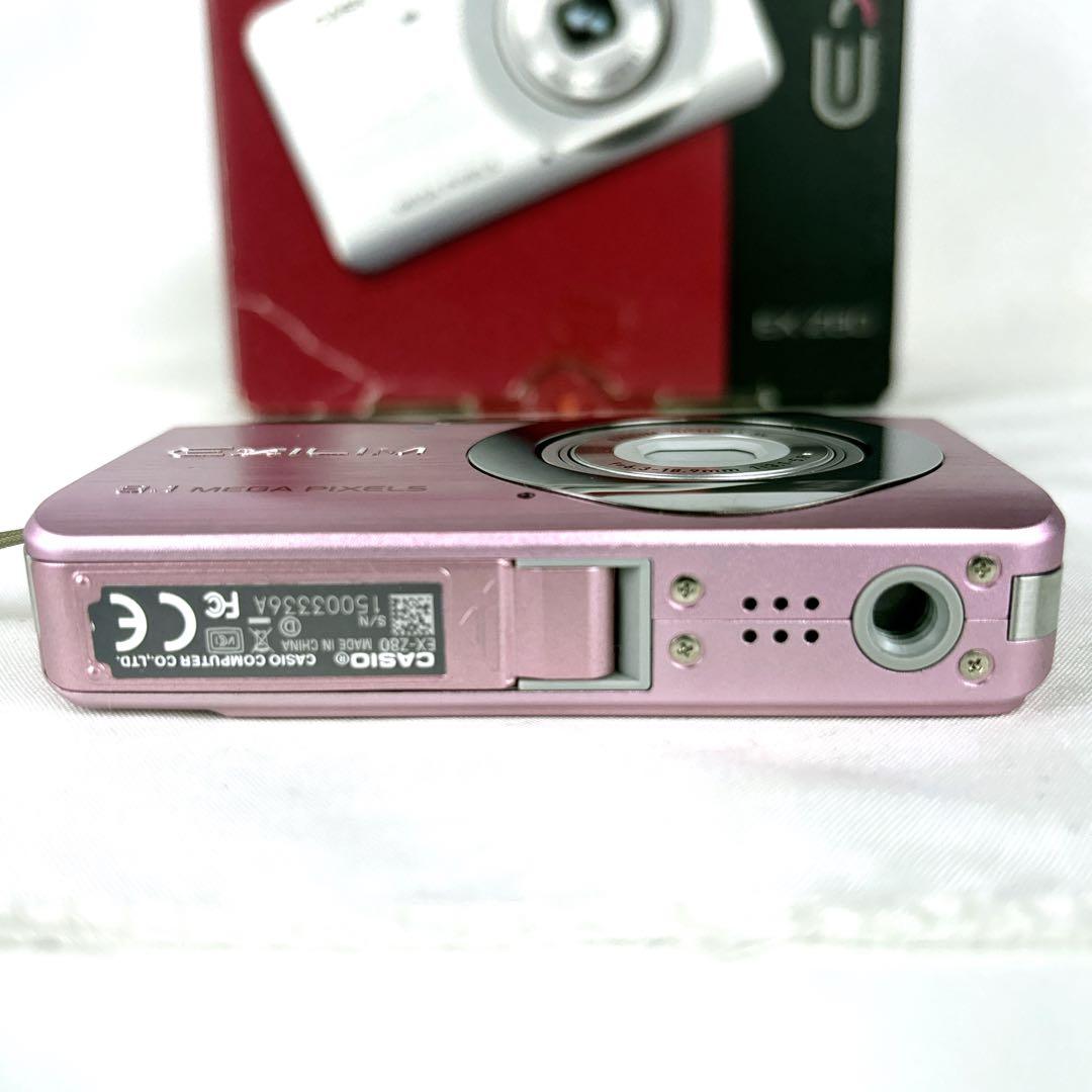 【美品】CASIO EXILIM EX-Z80 ピンク 動作確認済み 付属品あり