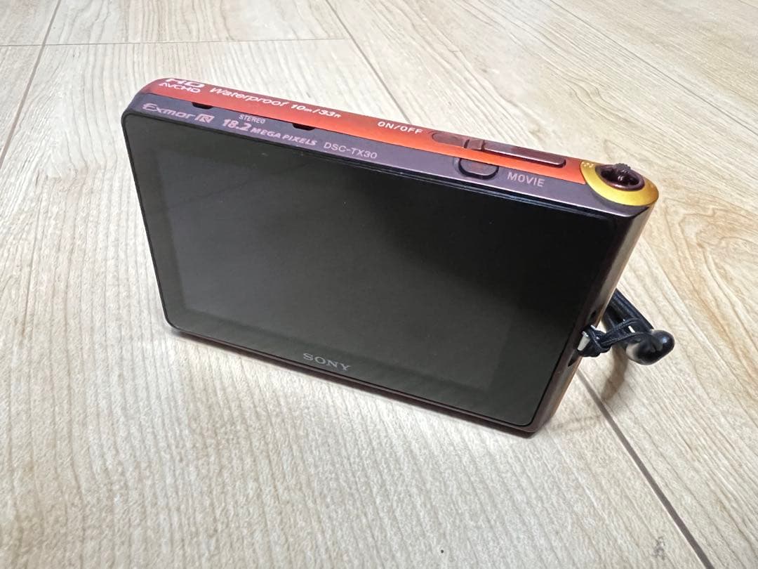 SONY デジタルカメラ Cyber-shot オレンジ DSC-TX30-D