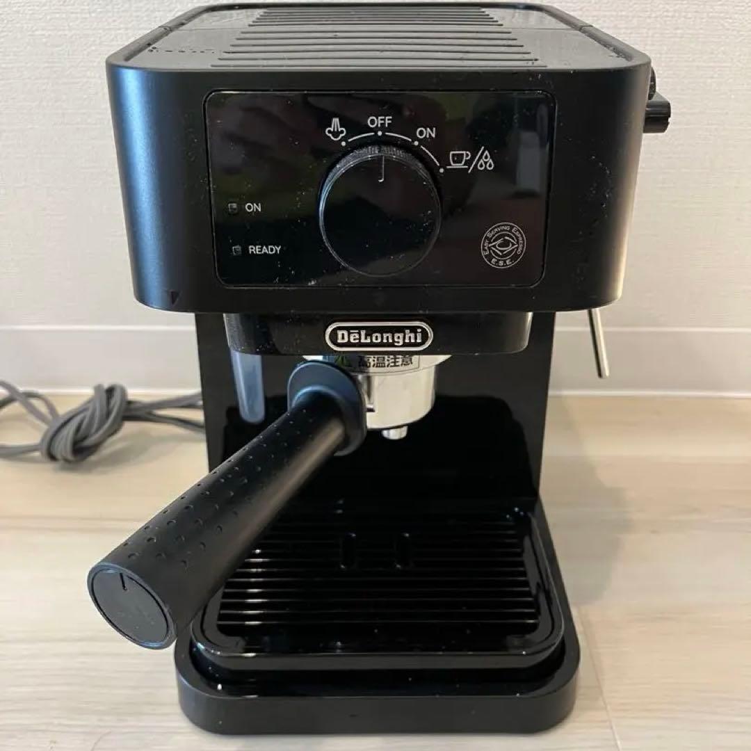超美品DeLonghi EC235J-BK エスプレッソマシン ブラック