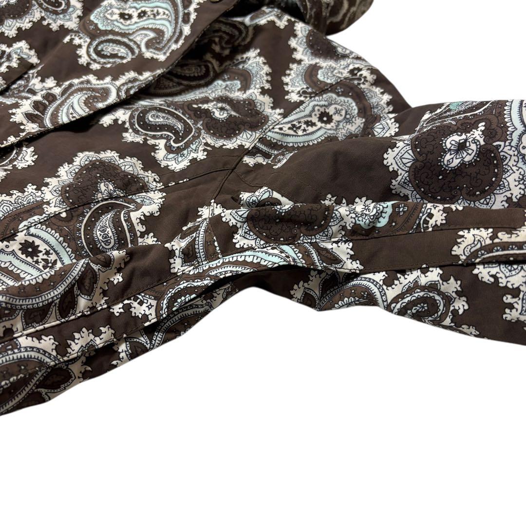 【美品】Burton バートン　スキーウェア　短丈　ペイズリー　S