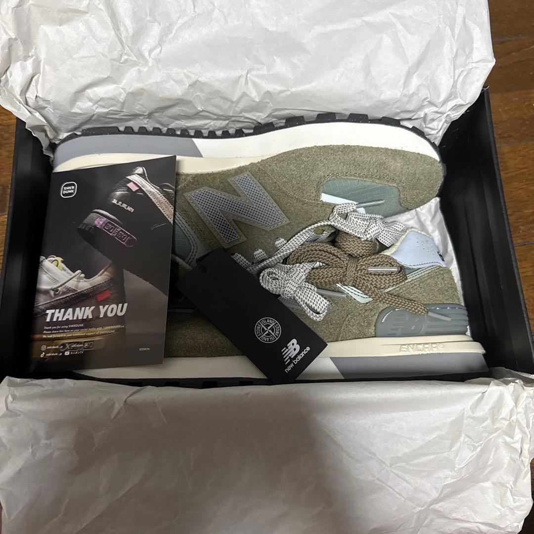 靴 Stone  New Balance 574 LegacyGreen