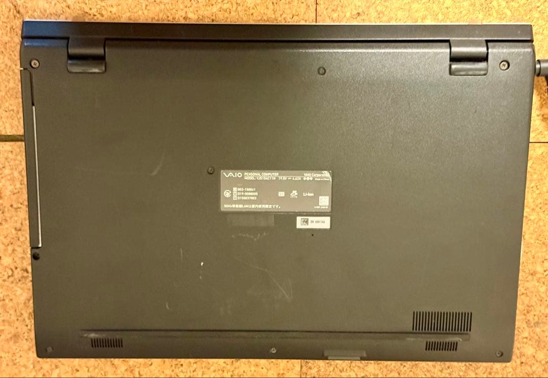 【4K液晶】VAIOS15core-i7第9世代メモリ16GB SSD512GB