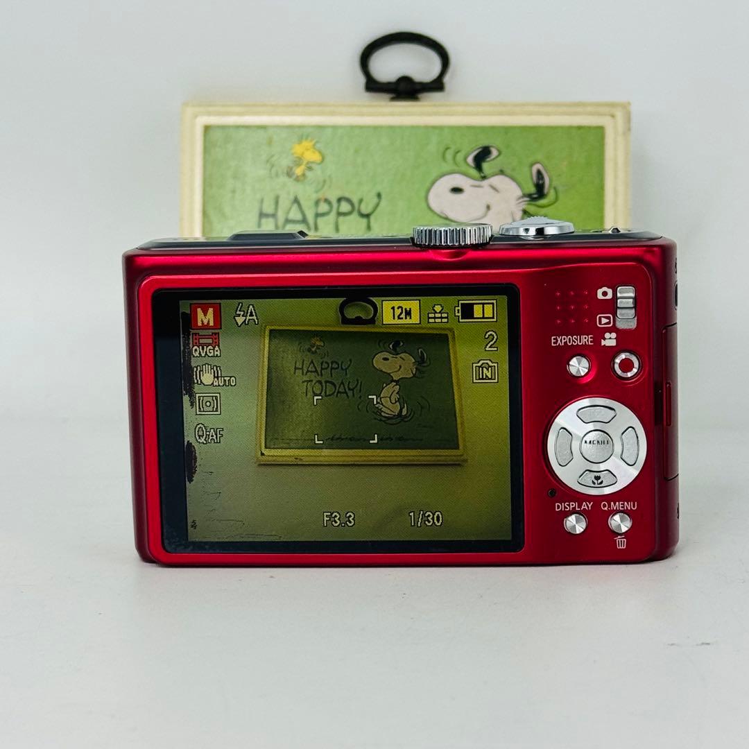 【外観美品】Panasonic LUMIX DMC-TZ10 レッド 赤