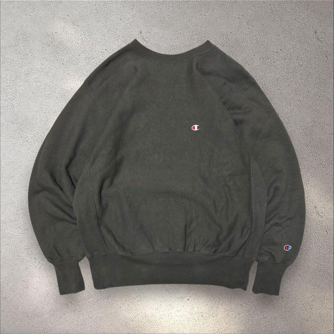 希少カラーChampion 90s USA製Reverse Weaveチャコール