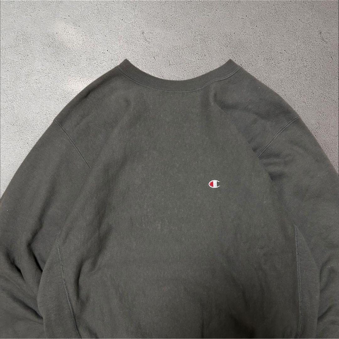 希少カラーChampion 90s USA製Reverse Weaveチャコール