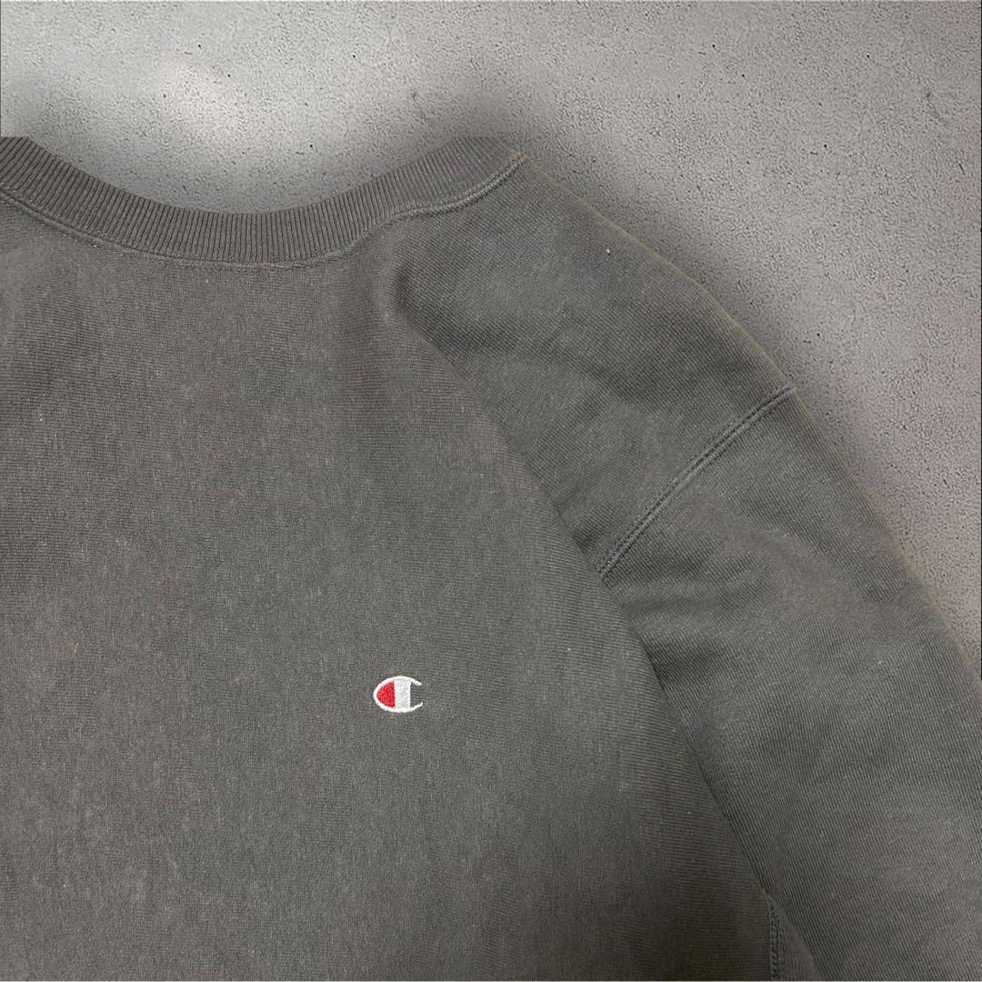 希少カラーChampion 90s USA製Reverse Weaveチャコール