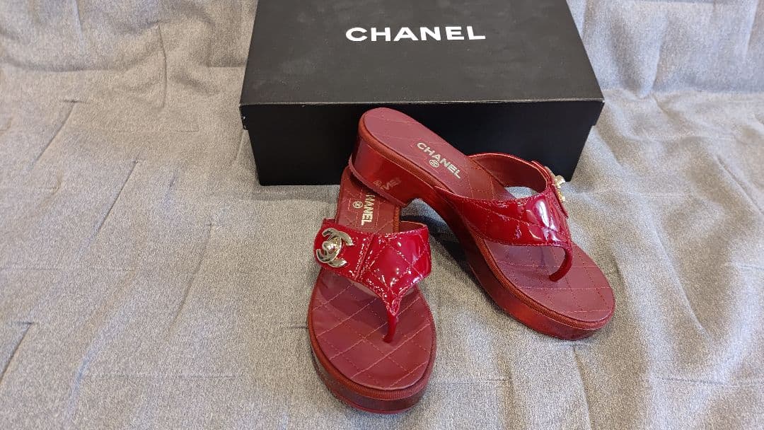 お値下げ♡CHANEL　マトラッセ　サンダル　ローヒール