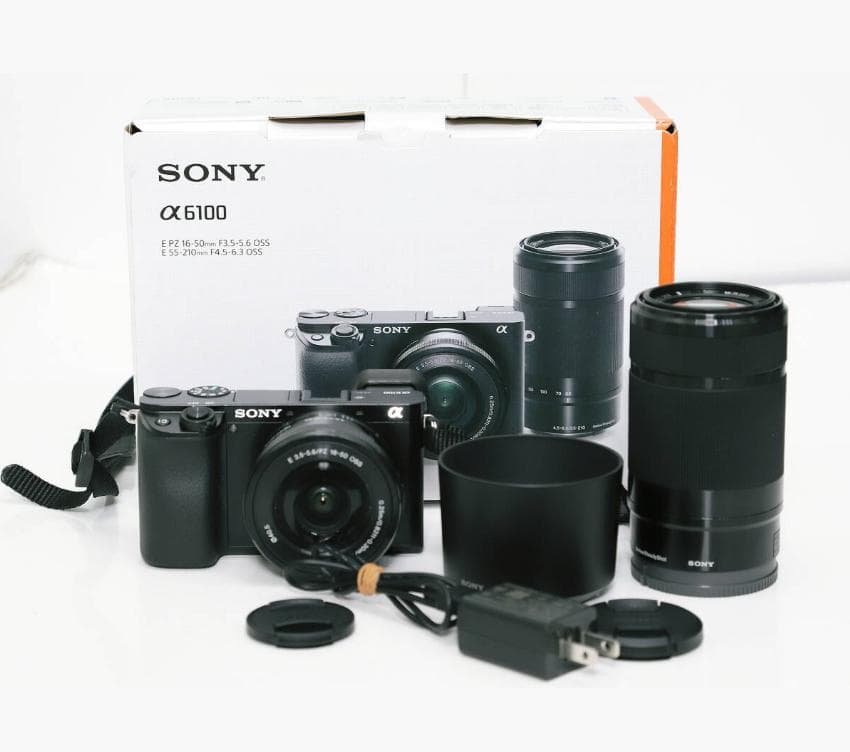 Sony　α6100　ダブルズームキット　元箱あり