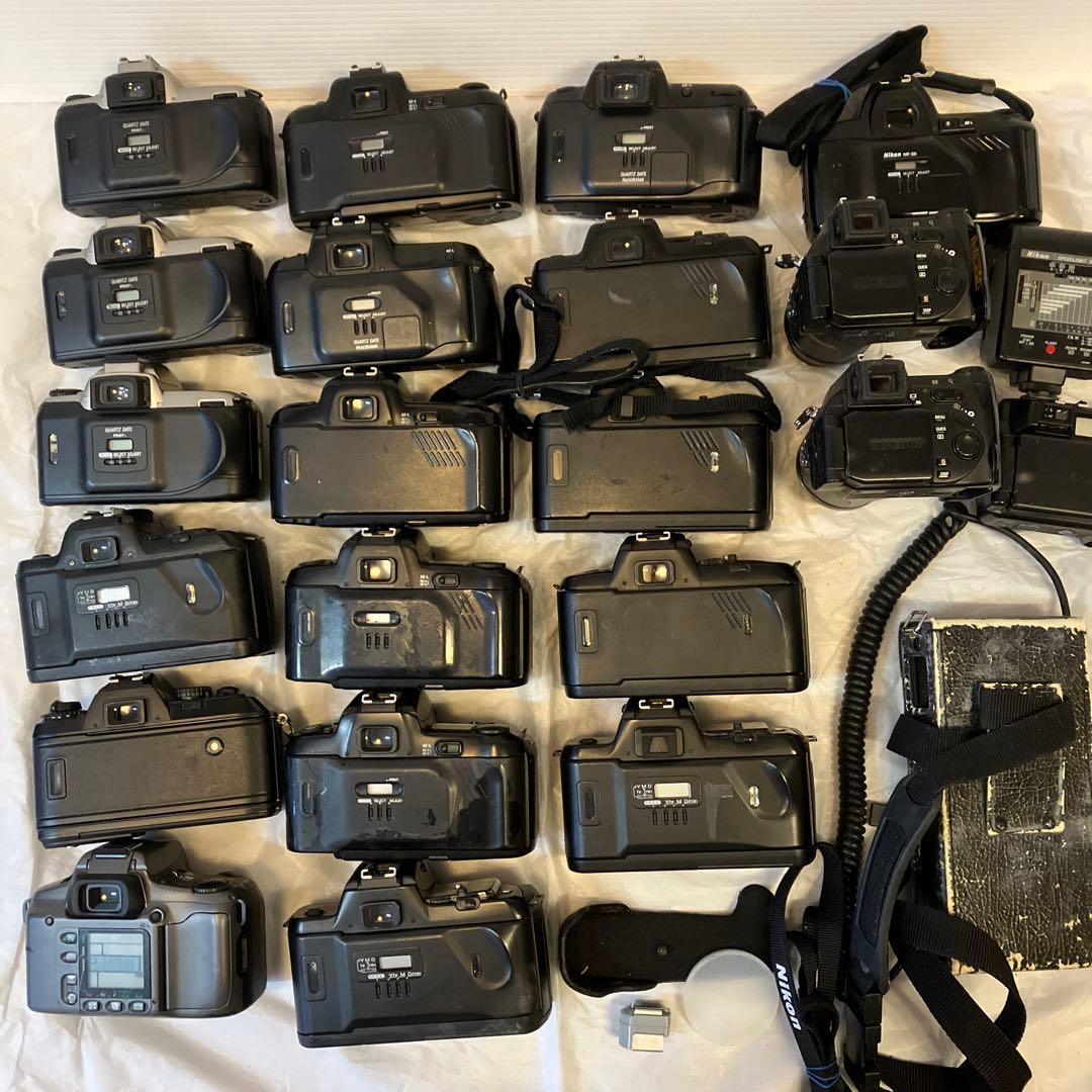 フイルムカメラ　18個　まとめ売り　NIKON セット　ジャンク　デジカメ3個
