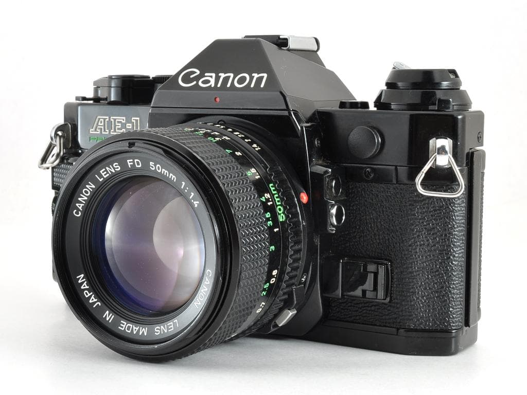 キヤノン AE-1 PROGRAM ブラック NFD 50mm f1.4 完動品